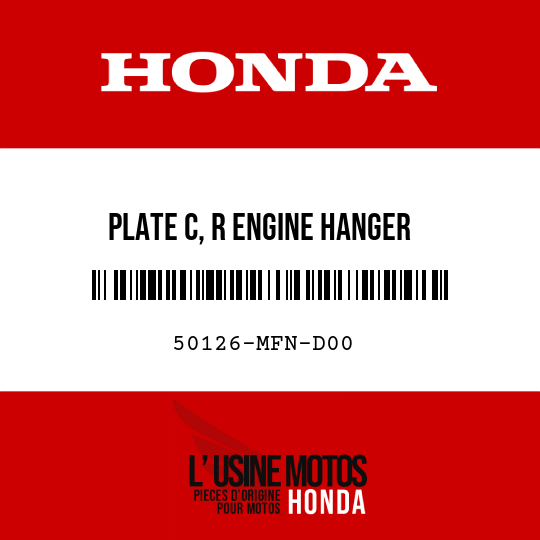 image de 50126-MFN-D00 PLATE C, R ENGINE HANGER