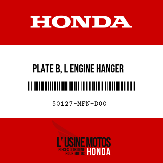 image de 50127-MFN-D00 PLATE B, L ENGINE HANGER