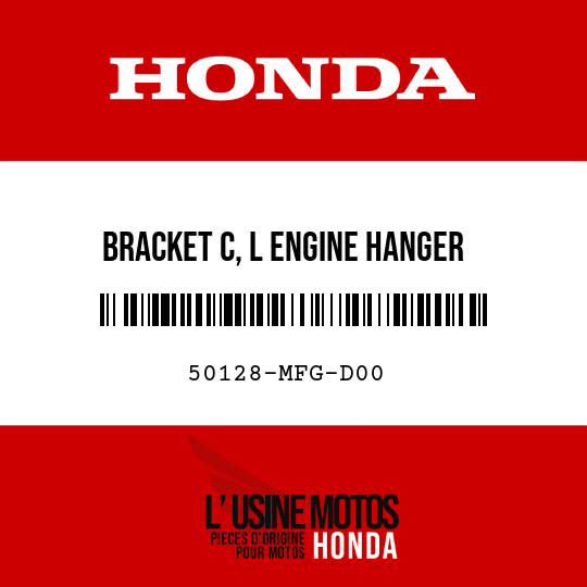 image de 50128-MFG-D00 BRACKET C, L ENGINE HANGER