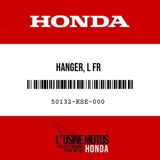 image de 50132-KSE-000 HANGER, L FR
