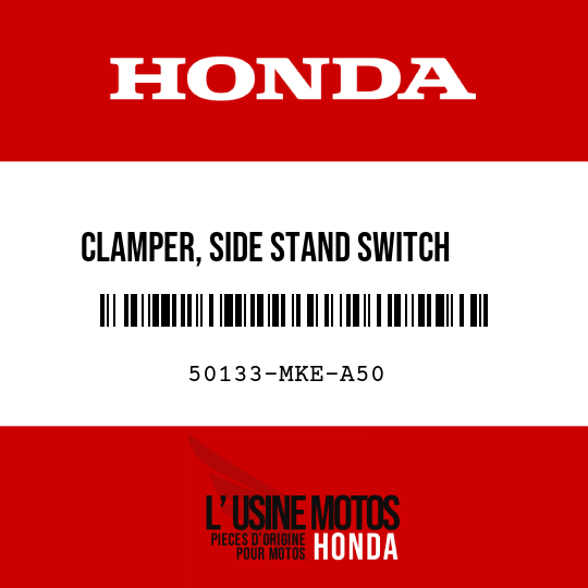 image de 50133-MKE-A50 CLAMPER, SIDE STAND SWITCH    HARNESS