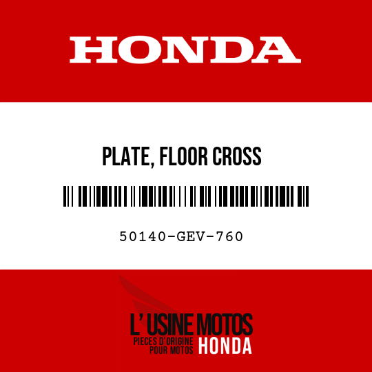 image de 50140-GEV-760 PLATE, FLOOR CROSS