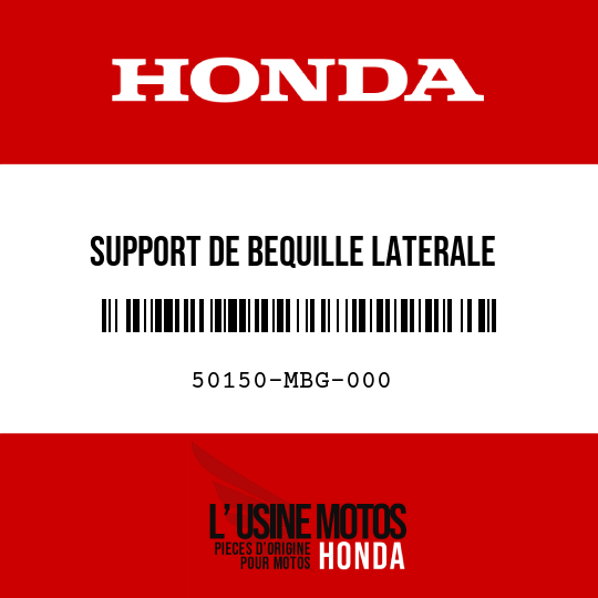 image de 50150-MBG-000 SUPPORT DE BEQUILLE LATERALE