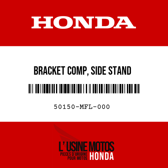 image de 50150-MFL-000 BRACKET COMP, SIDE STAND