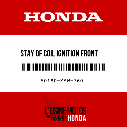 image de 50180-MAW-760 STAY OF COIL IGNITION FRONT
