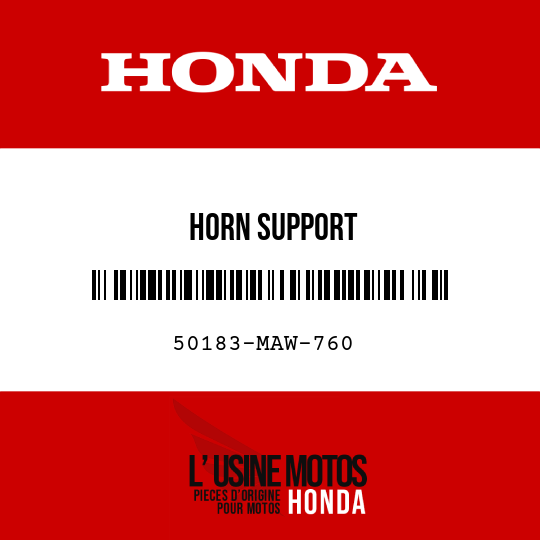 image de 50183-MAW-760 HORN SUPPORT