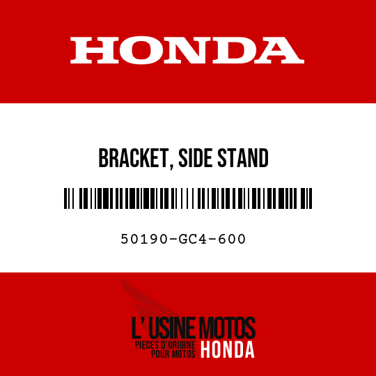 image de 50190-GC4-600 BRACKET, SIDE STAND