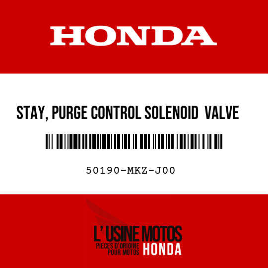 image de 50190-MKZ-J00 STAY, PURGE CONTROL SOLENOID  VALVE