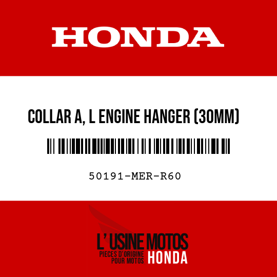 image de 50191-MER-R60 COLLAR A, L ENGINE HANGER (30MM)