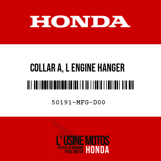 image de 50191-MFG-D00 COLLAR A, L ENGINE HANGER