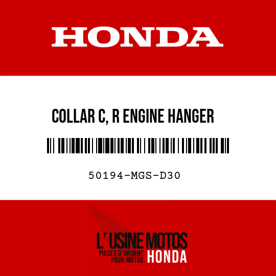 image de 50194-MGS-D30 COLLAR C, R ENGINE HANGER