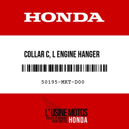 image de 50195-MKT-D00 COLLAR C, L ENGINE HANGER