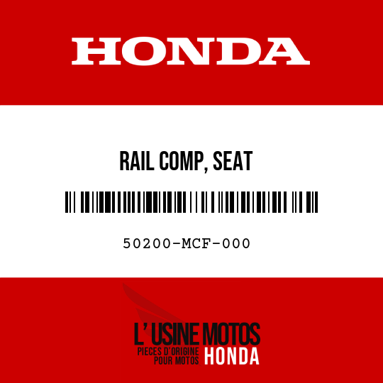image de 50200-MCF-000 RAIL COMP, SEAT