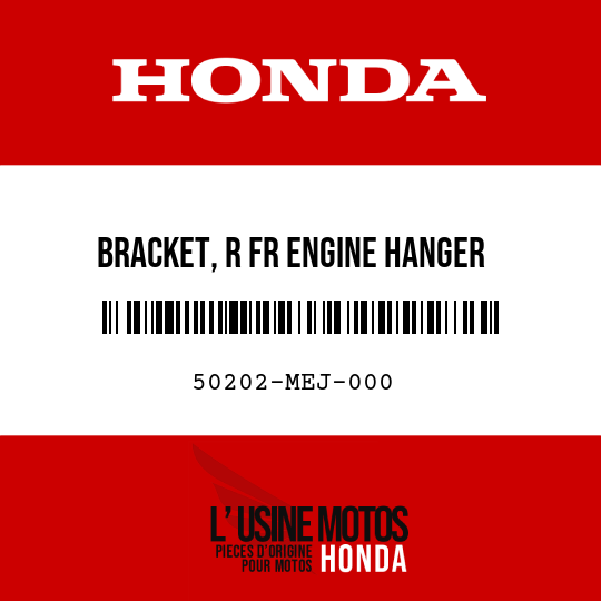 image de 50202-MEJ-000 BRACKET, R FR ENGINE HANGER