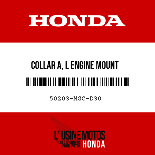 image de 50203-MGC-D30 COLLAR A, L ENGINE MOUNT