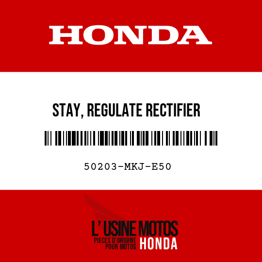 image de 50203-MKJ-E50 STAY, REGULATE RECTIFIER