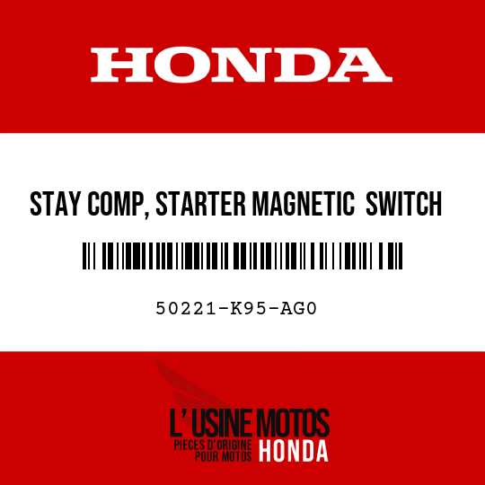 image de 50221-K95-AG0 STAY COMP, STARTER MAGNETIC  SWITCH