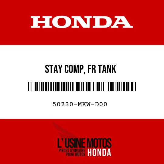 image de 50230-MKW-D00 STAY COMP, FR TANK