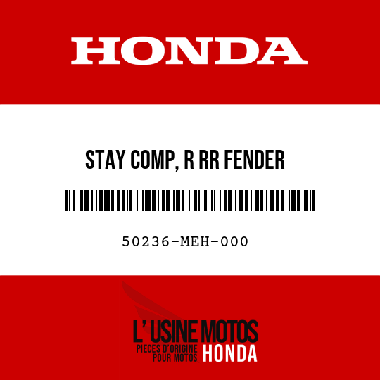 image de 50236-MEH-000 STAY COMP, R RR FENDER