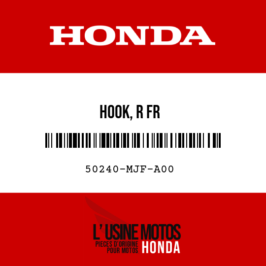 image de 50240-MJF-A00 HOOK, R FR