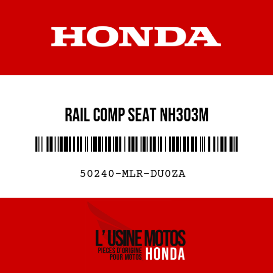image de 50240-MLR-DU0ZA RAIL COMP SEAT NH303M