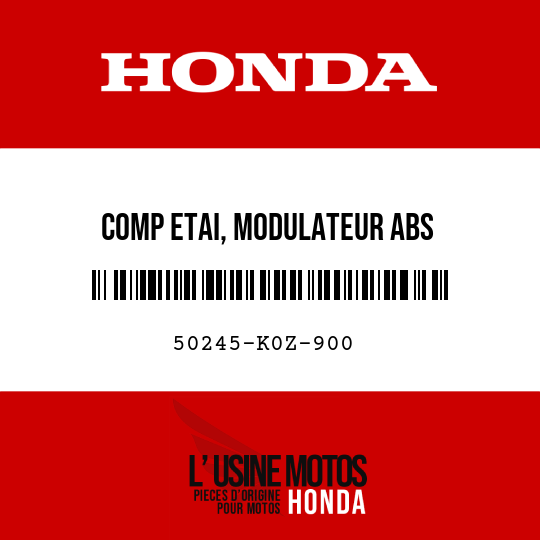 image de 50245-K0Z-900 COMP ETAI, MODULATEUR ABS