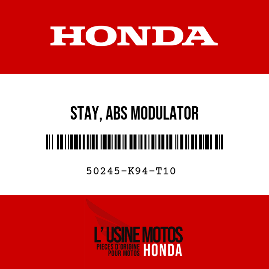 image de 50245-K94-T10 STAY, ABS MODULATOR