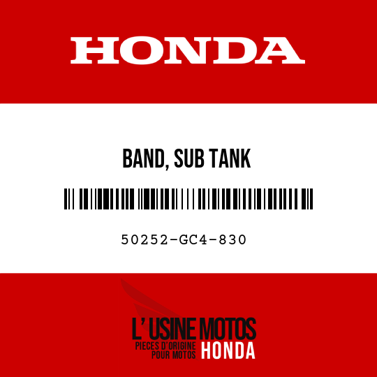 image de 50252-GC4-830 BAND, SUB TANK