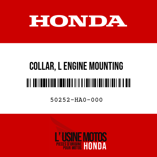 image de 50252-HA0-000 COLLAR, L ENGINE MOUNTING