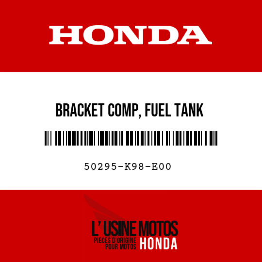 image de 50295-K98-E00 BRACKET COMP, FUEL TANK