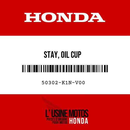 image de 50302-K1N-V00 STAY, OIL CUP
