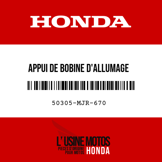 image de 50305-MJR-670 APPUI DE BOBINE D'ALLUMAGE