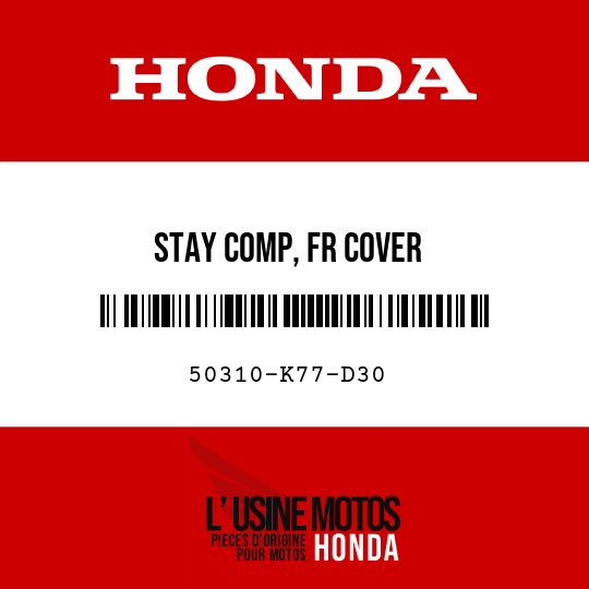 image de 50310-K77-D30 STAY COMP, FR COVER
