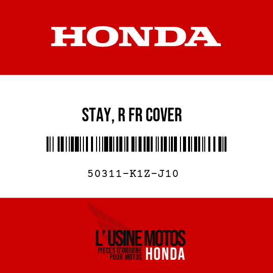 image de 50311-K1Z-J10 STAY, R FR COVER