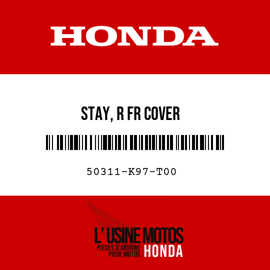 image de 50311-K97-T00 STAY, R FR COVER