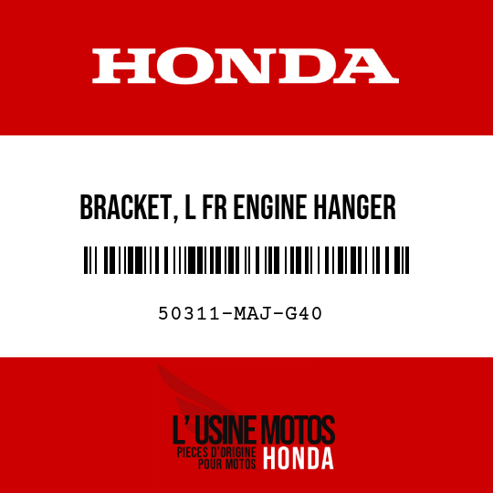 image de 50311-MAJ-G40 BRACKET, L FR ENGINE HANGER