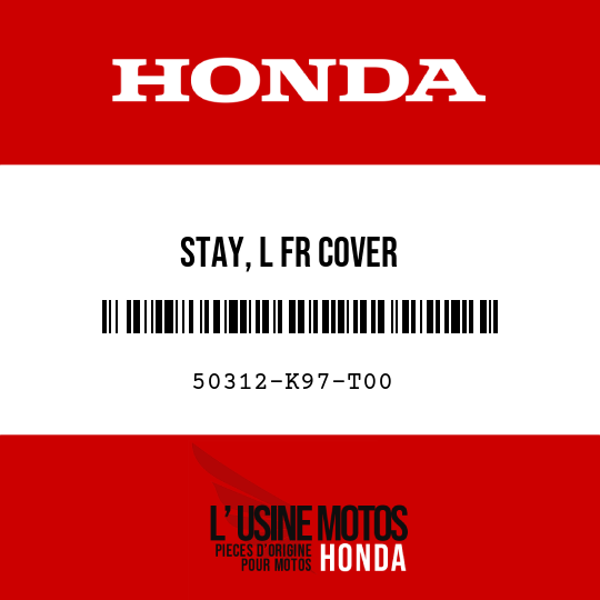 image de 50312-K97-T00 STAY, L FR COVER