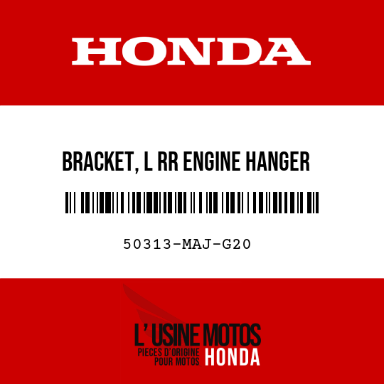 image de 50313-MAJ-G20 BRACKET, L RR ENGINE HANGER