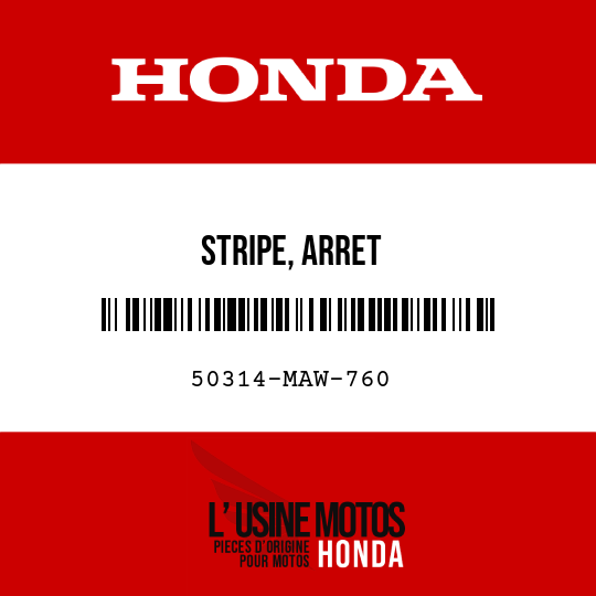 image de 50314-MAW-760 STRIPE, ARRET