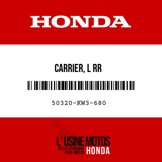 image de 50320-KW3-680 CARRIER, L RR