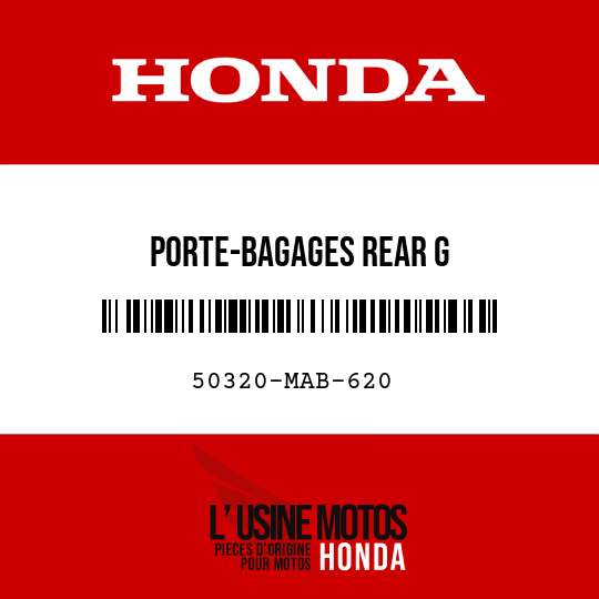 image de 50320-MAB-620 PORTE-BAGAGES REAR G