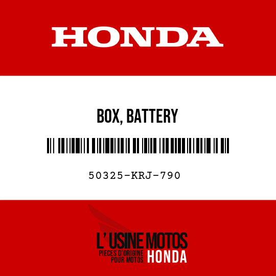 image de 50325-KRJ-790 BOX, BATTERY