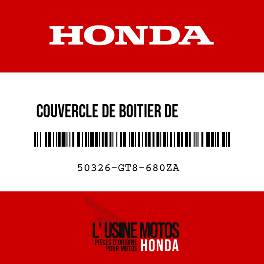 image de 50326-GT8-680ZA COUVERCLE DE BOITIER DE       BATTERIE NH105