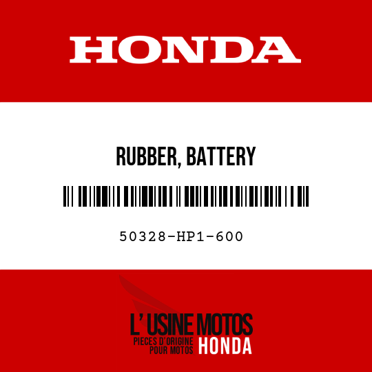 image de 50328-HP1-600 RUBBER, BATTERY