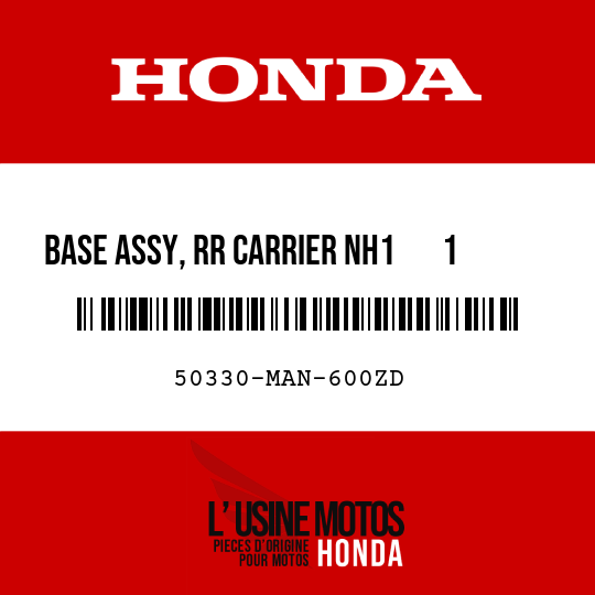 image de 50330-MAN-600ZD BASE ASSY, RR CARRIER NH1       1  (NH1       1 BLACK)