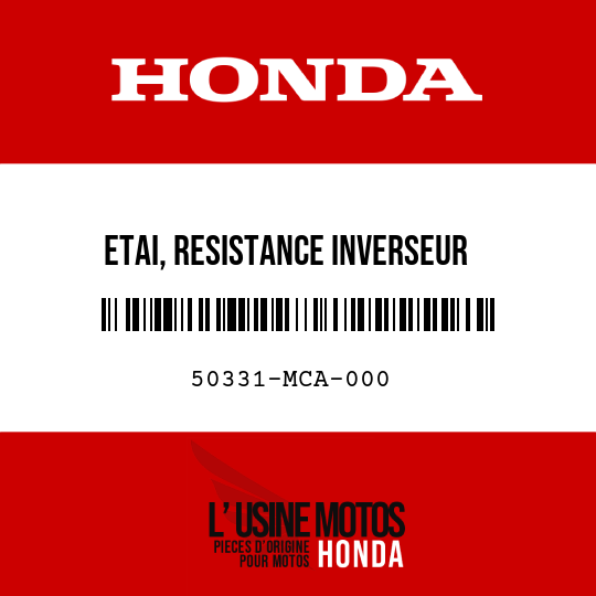 image de 50331-MCA-000 ETAI, RESISTANCE INVERSEUR