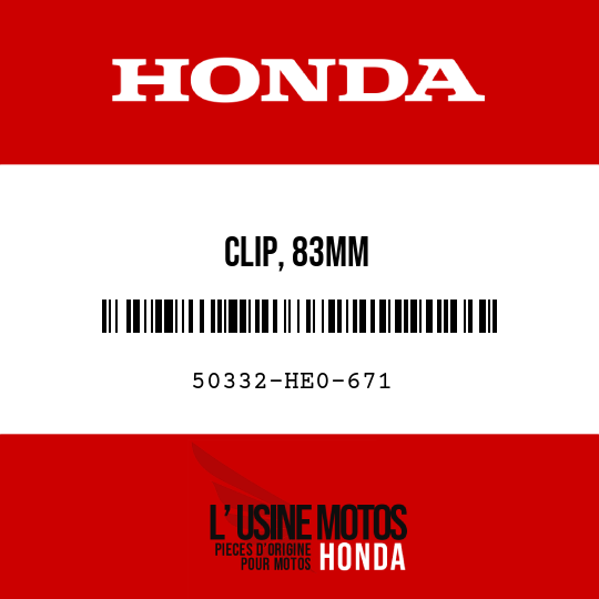 image de 50332-HE0-671 CLIP, 83MM