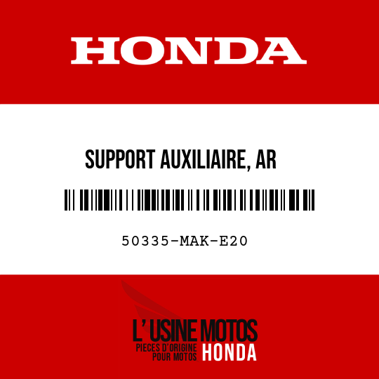 image de 50335-MAK-E20 SUPPORT AUXILIAIRE, AR