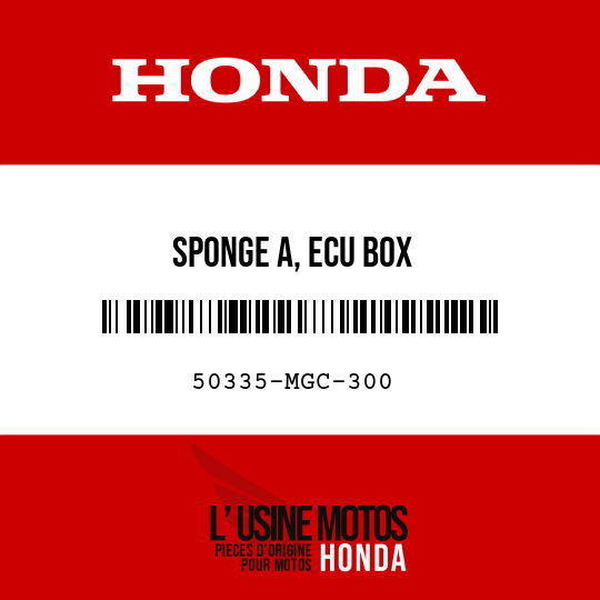 image de 50335-MGC-300 SPONGE A, ECU BOX