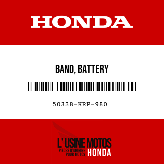 image de 50338-KRP-980 BAND, BATTERY